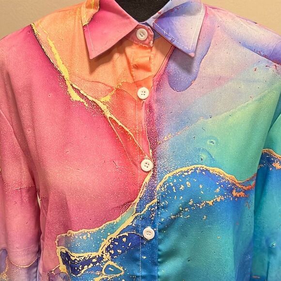 EUC Light in the box womens shirts blouse - Picture 5 of 6